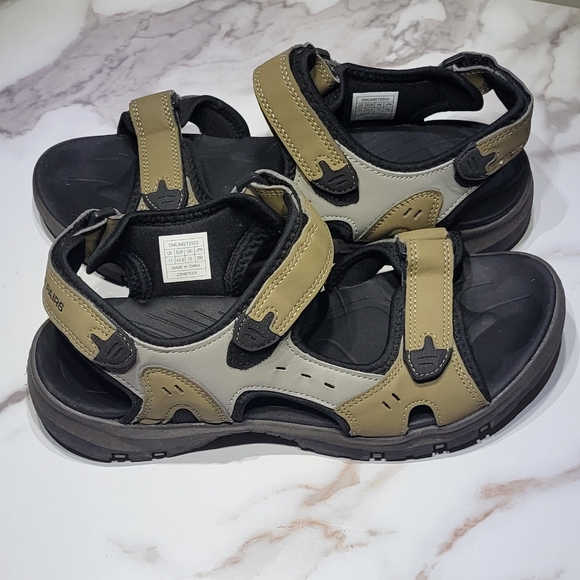 Dream Pairs Men’s Sand Color Arch Support Hiking Sandals Size 11 EUC - Picture 7 of 10